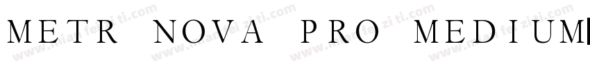 metr nova pro medium字体转换